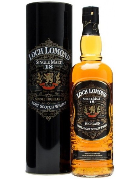 Виски Loch Lomond 18 Years Old, gift tube, 0.7 л