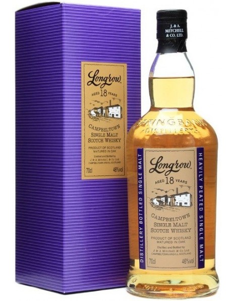 Виски "Longrow" 18 years old, gift box, 0.7 л