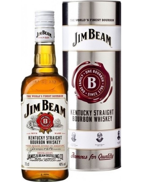 Виски Jim Beam, in metal box, 0.7 л