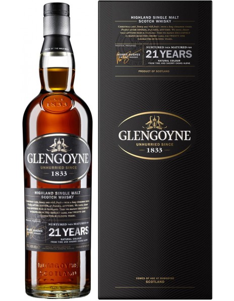 Виски "Glengoyne" 21 Years Old, gift box, 0.7 л