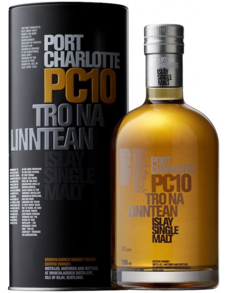 Виски Bruichladdich, "Port Charlotte" PC10 Tro Na Linntean, in tube, 0.7 л