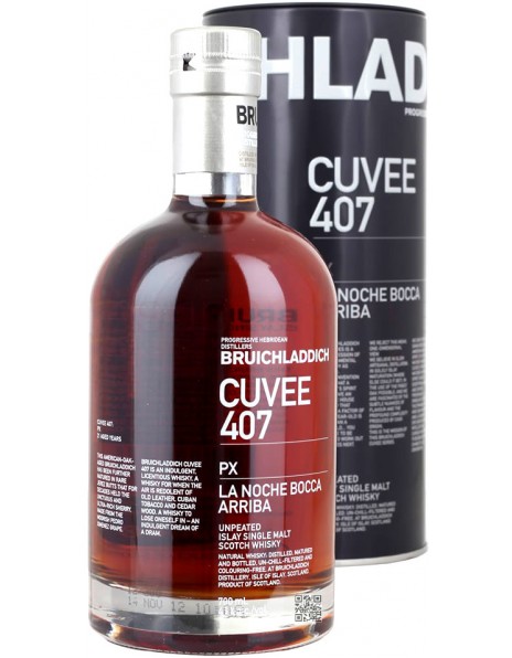 Виски Bruichladdich, "Cuvee 407" PX, 21 Years Old, in tube, 0.7 л