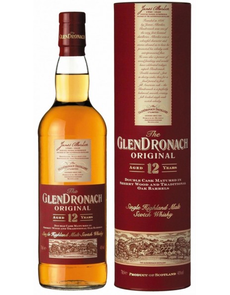 Виски Glendronach Original 12 years old (40%), in tube, 0.7 л