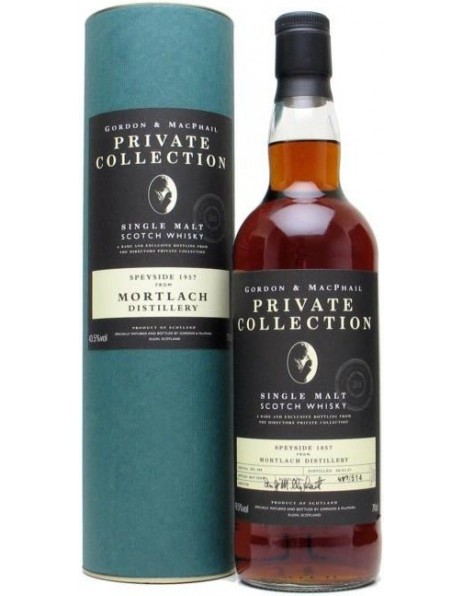 Виски Gordon &amp; Macphail, "Private Collection" Mortlach, 1957, in tube, 0.7 л