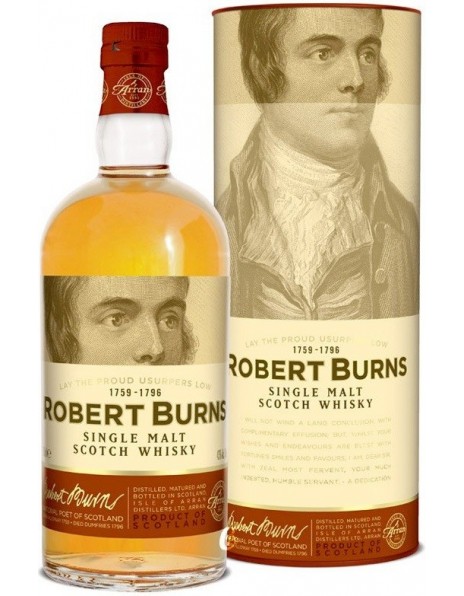 Виски Arran, "Robert Burns" Single Malt, in tube, 0.7 л