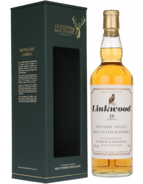 Виски Gordon &amp; MacPhail, "Linkwood" 25 Years Old, gift box, 0.7 л