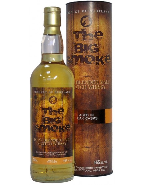 Виски "Big Smoke 46" 10 Years Old, gift tube, 0.7 л