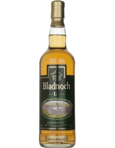 Виски "Bladnoch" 12 years old, Sherry Cask Matured, 0.7 л