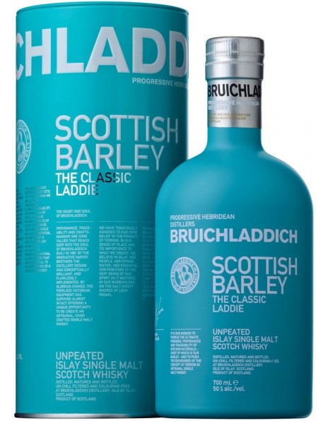 Виски Bruichladdich, "The Classic Laddie" Scottish Barley, in tube, 0.7 л