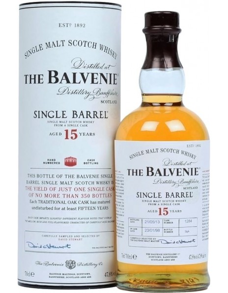Виски Balvenie Single Barrel 15 Years Old, gift tube, 0.7 л