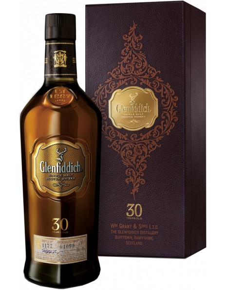 Виски Glenfiddich 30 Years Old, gift box, 0.7 л