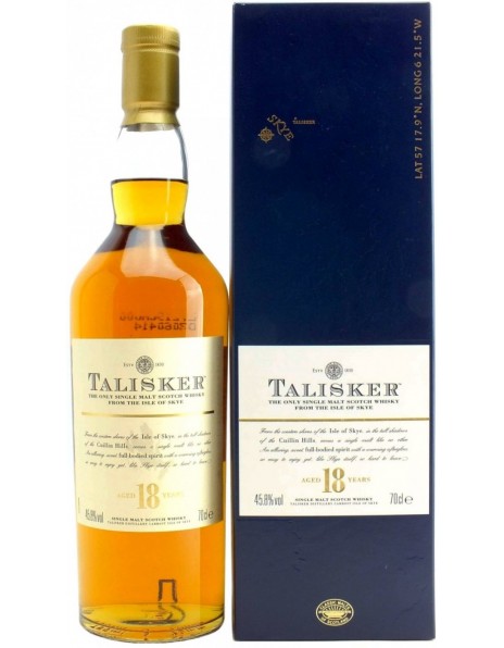 Виски Talisker 18 Years Old, gift box, 0.7 л