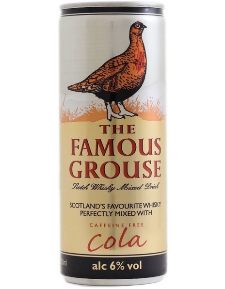 Виски The Famous Grouse Finest &amp; Cola, in can, 250 мл