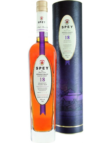 Виски "Spey" 18 Years Old, gift tube, 0.7 л