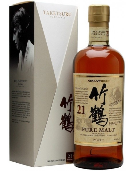 Виски Nikka, "Taketsuru" Pure Malt 21 Years Old, gift box, 0.7 л