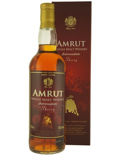 Виски "Amrut" Intermediate Sherry Matured, gift box, 0.7 л
