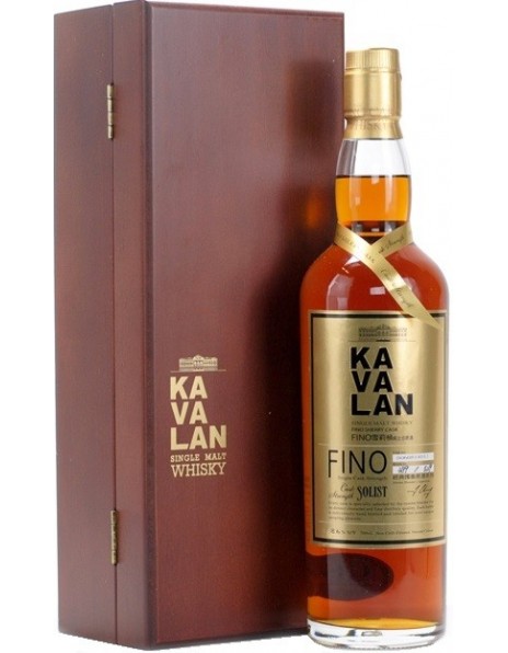 Виски Kavalan, "Solist" Fino Sherry Cask (57%), gift box, 0.7 л
