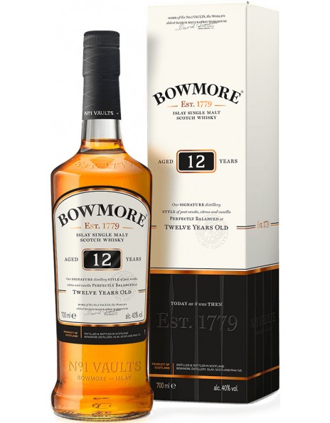 Виски "Bowmore" 12 Years Old, gift box, 0.7 л