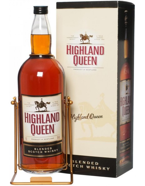 Виски "Highland Queen", 3 Years Old, with cradle in gift box, 4.5 л