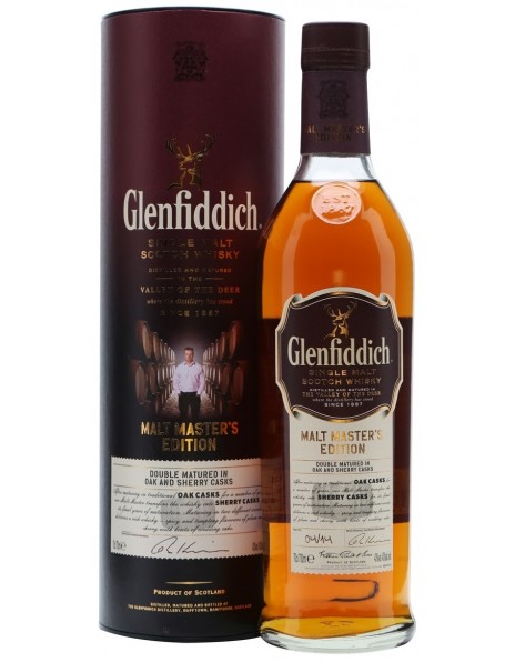 Виски Glenfiddich, "Malt Master's Edition", in tube, 0.7 л