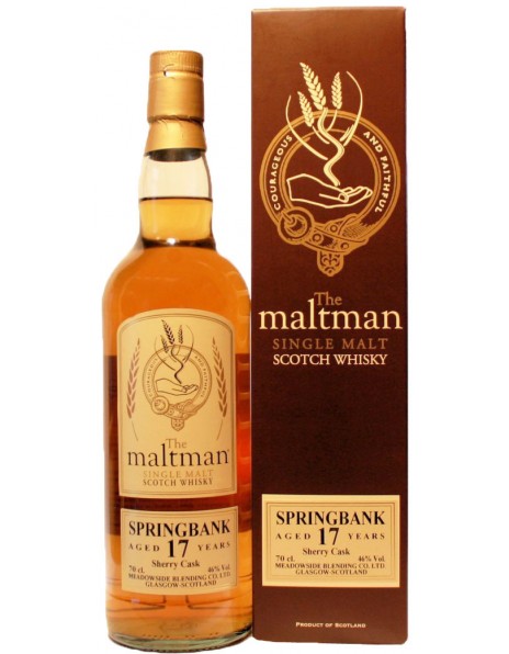 Виски "The Maltman" Springbank 17 Years Old, gift box, 0.7 л