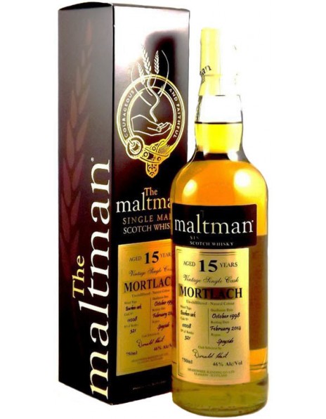 Виски "The Maltman" Mortlach 15 Years Old, gift box, 0.7 л