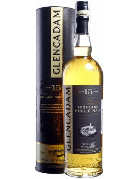 Виски "Glencadam" 15 Years Old, in tube, 0.7 л
