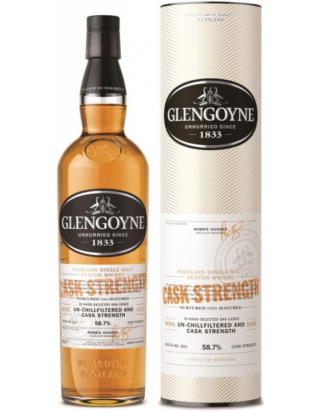 Виски "Glengoyne" Cask Strength Batch 1 (58,7%), gift box, 0.7 л