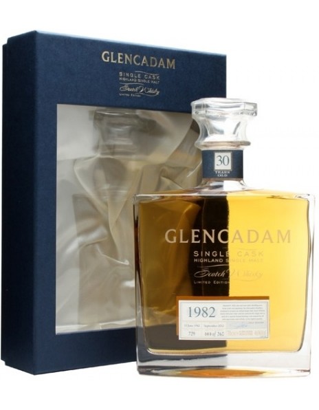 Виски "Glencadam" Single Cask 30 Years Old (51%), 1982, gift box, 0.7 л