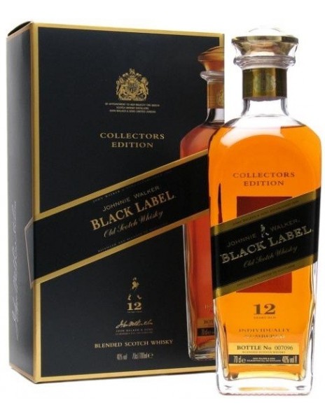 Виски "Black Label", decanter &amp; gift box, 0.7 л