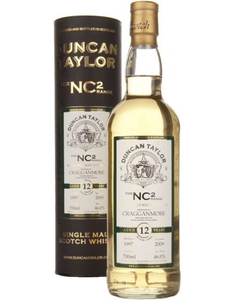 Виски Cragganmore 12 Years Old, "NC2", 1997, in tube, 0.7 л