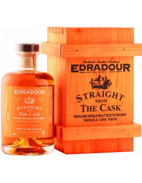 Виски Edradour, Marsala Cask Finish, 13 years, 2002, gift box, 0.5 л