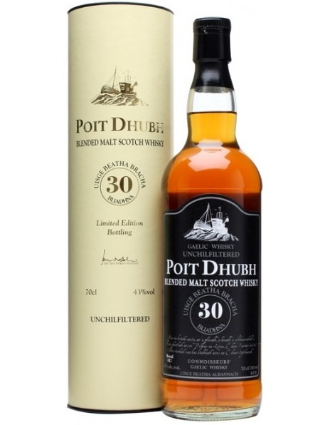 Виски Poit Dhubh 30 Years Old, gift box, 0.7 л