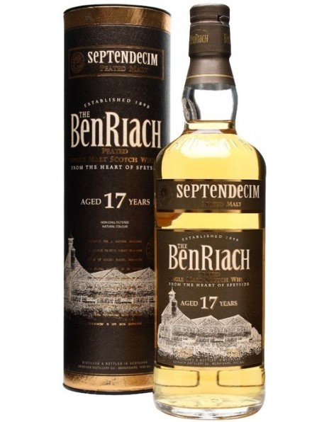 Виски Benriach, "Septendecim" Peated, 17 Years Old, in tube, 0.7 л