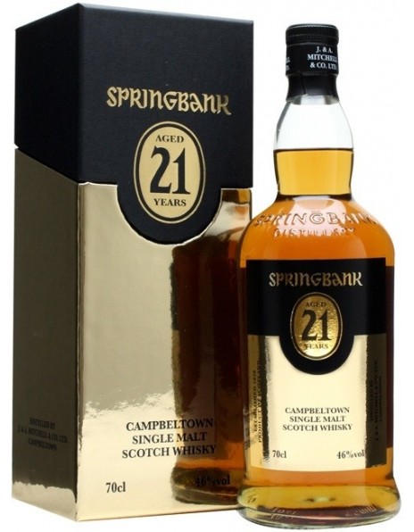 Виски "Springbank" 21 Years Old, gift box, 0.7 л