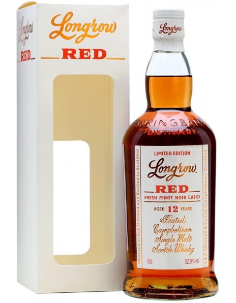 Виски "Longrow" Red, 12 Years Old, gift box, 0.7 л