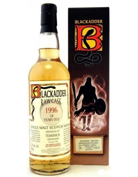 Виски Blackadder, "Raw Cask" Teaninich, 18 Years Old, 1996, gift box, 0.7 л