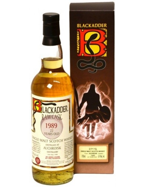 Виски Blackadder, "Raw Cask" Auchroisk, 22 Years Old, 1989, gift box, 0.7 л