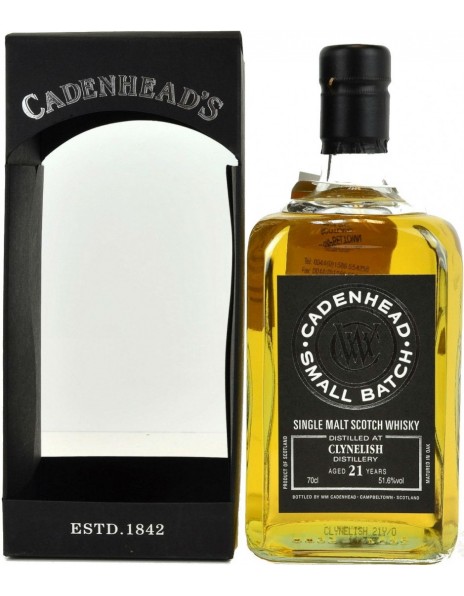 Виски Cadenhead, "Clynelish" 21 Years Old, gift box, 0.7 л