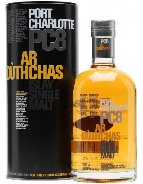 Виски Bruichladdich, "Port Charlotte" PC8 Ar Duthchas, metal tube, 0.7 л