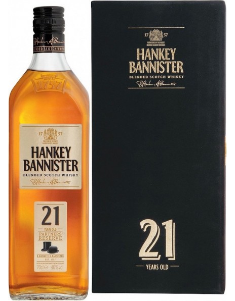 Виски "Hankey Bannister" 21 Years Old, gift box, 0.7 л