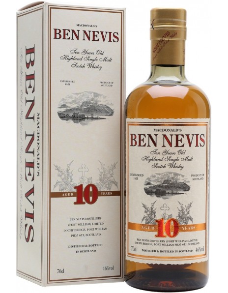 Виски "Ben Nevis" 10 Years Old, gift box, 0.7 л