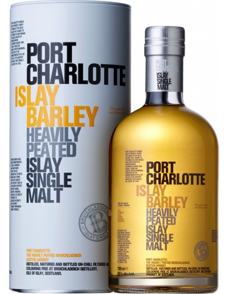Виски Bruichladdich, "Port Charlotte" Islay Barley, 2008, metal tube, 0.7 л