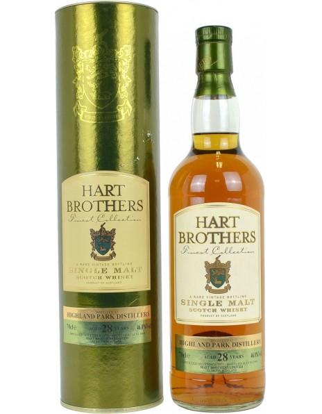 Виски Hart Brothers, Highland Park 28 Years Old, 1977, in tube, 0.7 л