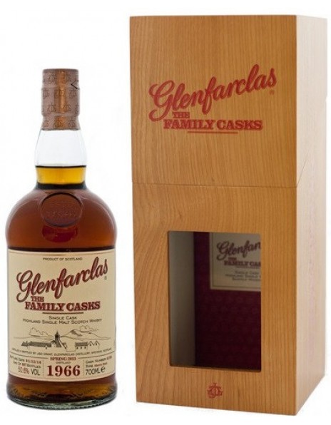 Виски Glenfarclas 1966 "Family Casks" (50,6%), in gift box, 0.7 л