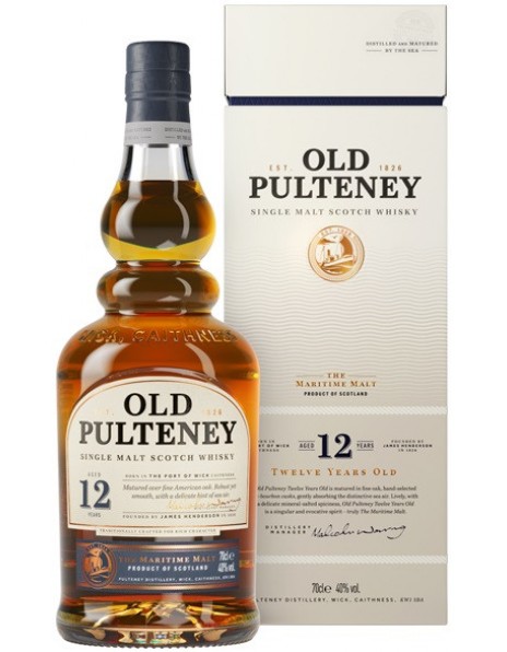 Виски "Old Pulteney" 12 years, gift box, 0.7 л