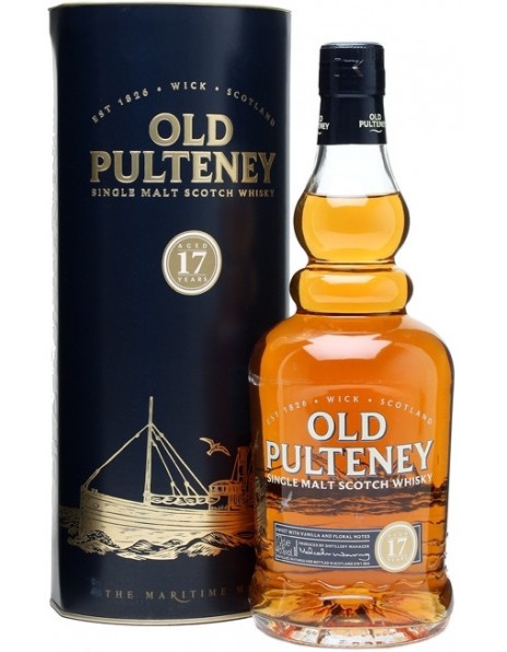 Виски Old Pulteney 17 years, in tube, 0.7 л