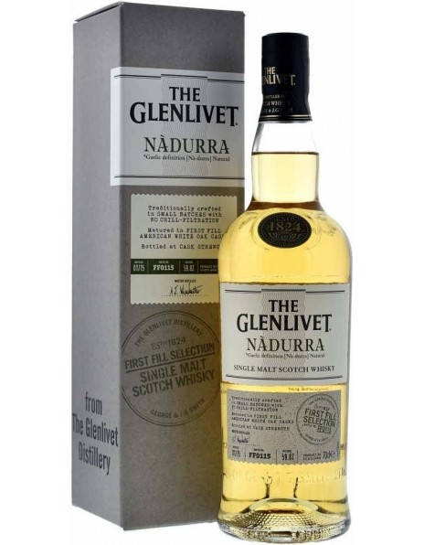 Виски Glenlivet, "Nadurra" First Fill Selection 59,8%, gift box, 0.7 л