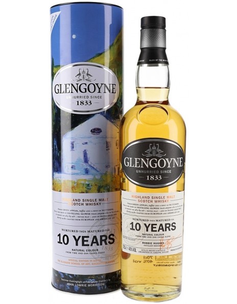 Виски Glengoyne 10 Years Old, in tube, 0.7 л