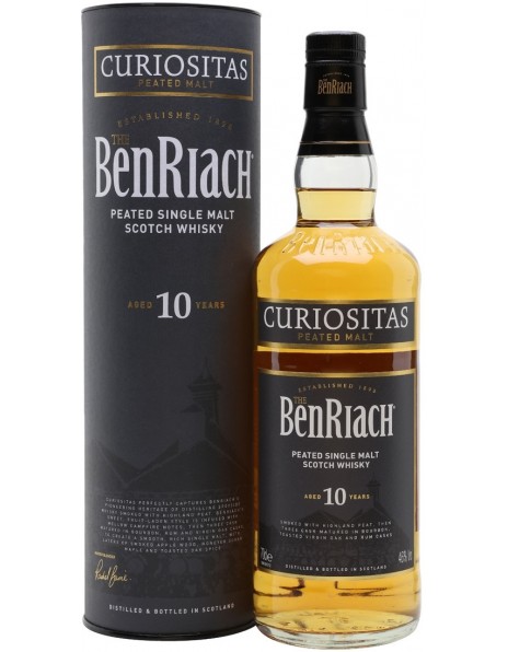 Виски Benriach 10 years Curiositas, Iin Tube (46%), 0.7 л